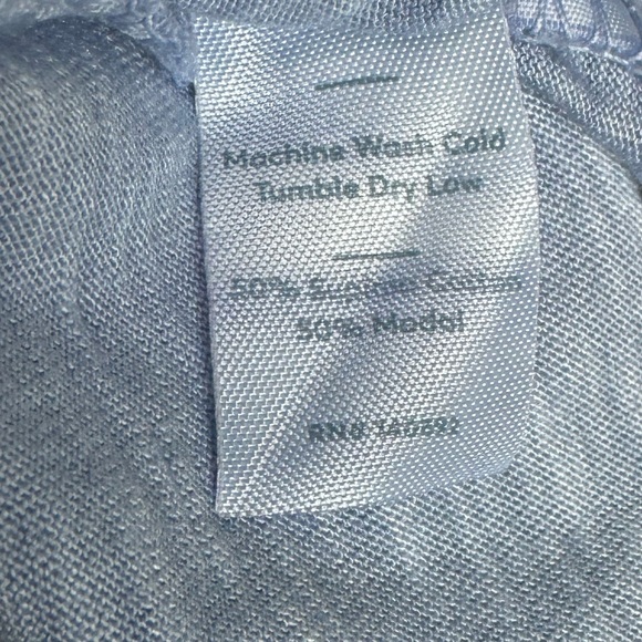 Marine Layer V- Neck Boyfriend Short Sleeve Tee Size XS (oversized) - Picture 9 of 11